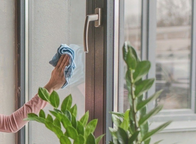 Советы по уходу за окнами из алюминия